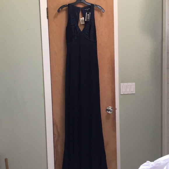 NWT Kurt Thomas Navy Gown - Picture 2 of 4